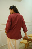 Women Airy Linen Short Kurta