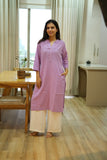Women Airy Linen Long Kurta