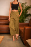 Women Airy Linen Wide Leg Pant