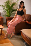 Women Airy Linen Wide Leg Pant