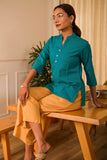 Women Airy Linen Short Kurta