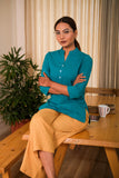 Women Airy Linen Short Kurta