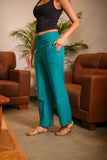 Women Airy Linen Wide Leg Pant