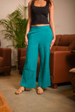 Women Airy Linen Wide Leg Pant