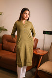 Women Airy Linen Long Kurta