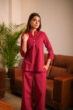 Women Airy Linen Short Kurta