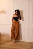 Women Airy Linen Wide Leg Pant