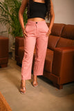 Women Airy Linen Straight Pant