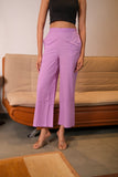 Women Airy Linen Wide Leg Pant