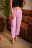 Women Airy Linen Straight Pant