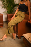 Women Airy Linen Straight Pant