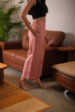 Women Airy Linen Wide Leg Pant
