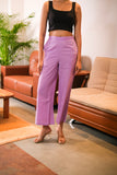 Women Airy Linen Wide Leg Pant