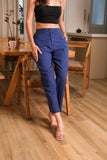 Women Airy Linen Straight Pant