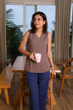 V Neck Sleeveless Top
