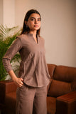 Women Viscose Pleated Top