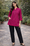 Women Airy Linen Short Kurta