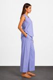 Women Viscose Sleeve Less Cord Set