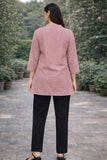 Women Airy Linen Short Kurta